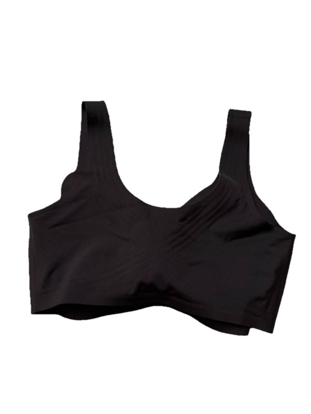 SheCurve She Curve Jelly Bra Large Black Wireless Seamless Pullover - Picture 3 of 3